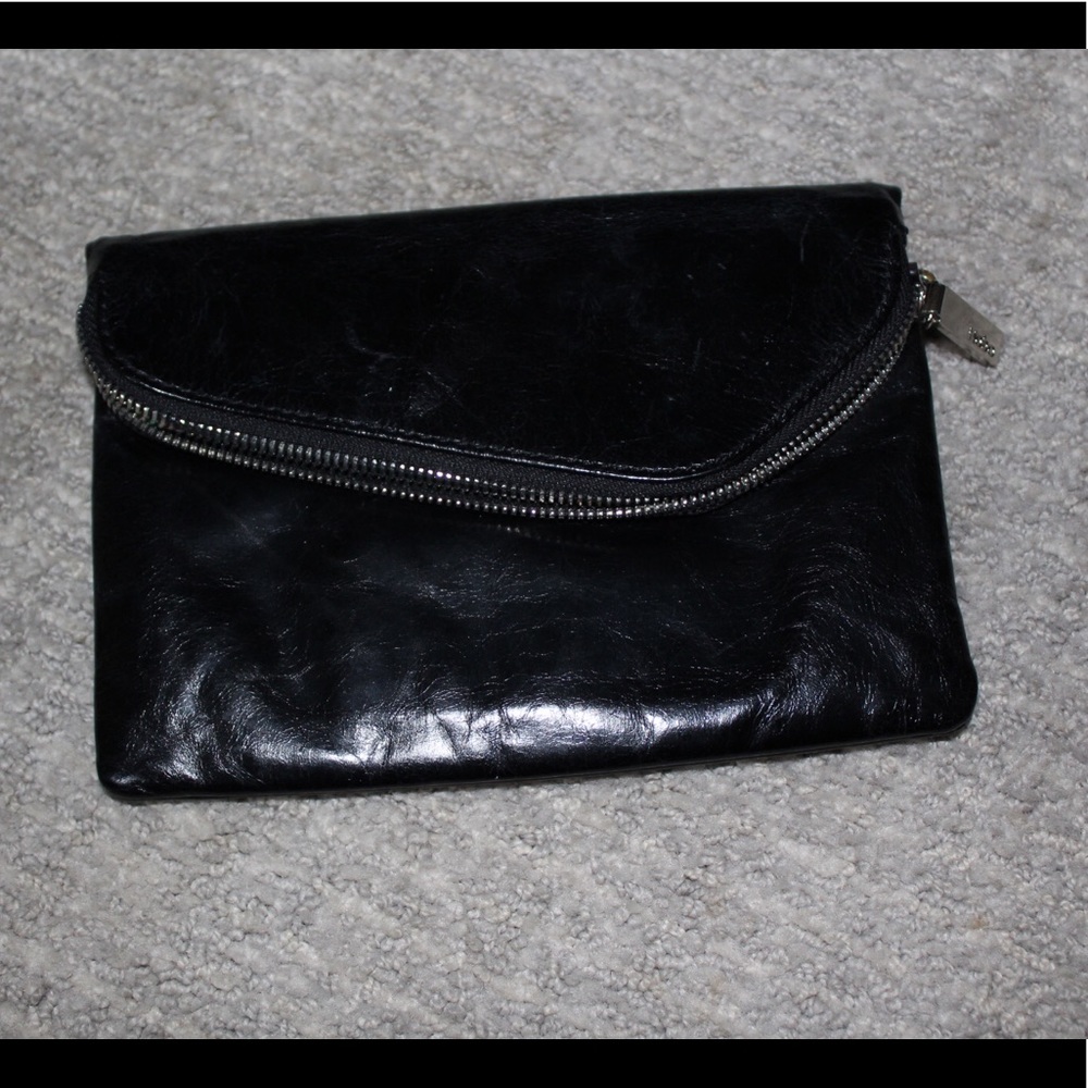 Black clutch with magnet. Can be small or big.